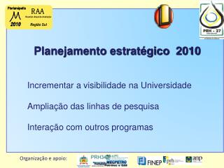 planejamento estrat gico 2010