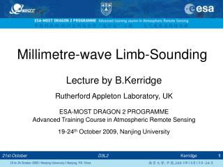 Millimetre-wave Limb-Sounding