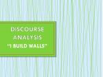 DISCOURSE ANALYSIS - slide 1