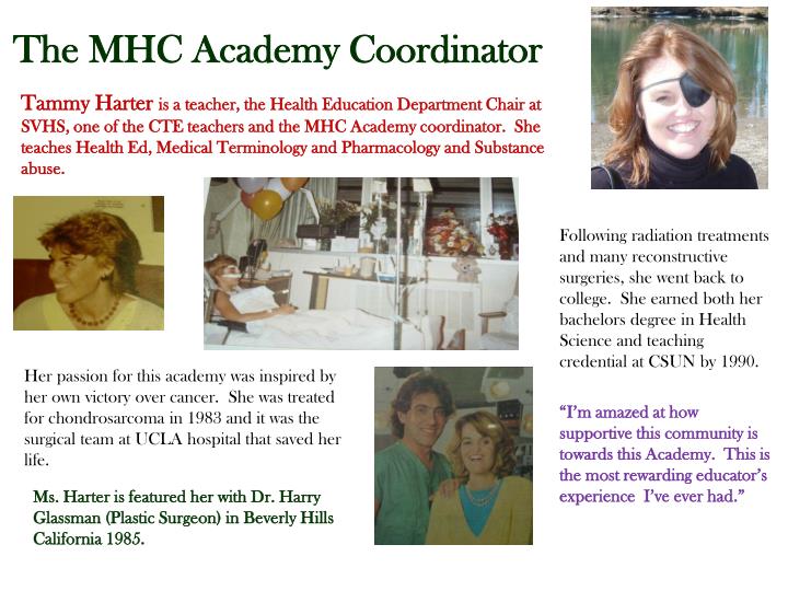 the mhc academy coordinator