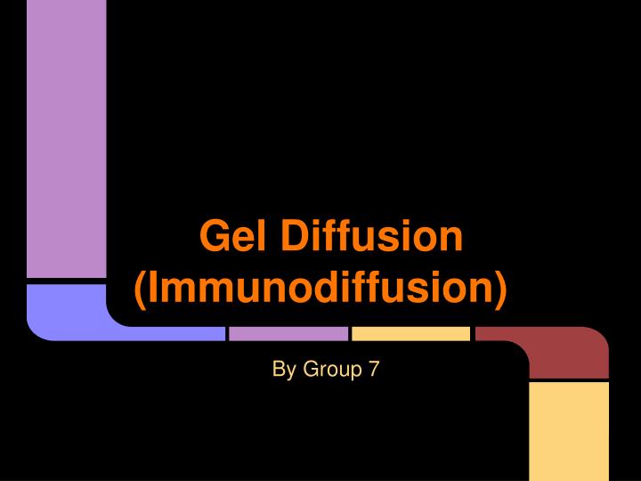 gel diffusion immunodiffusion