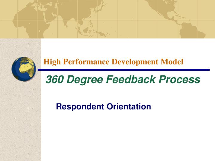 high performance development model