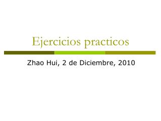 ejercicios practicos