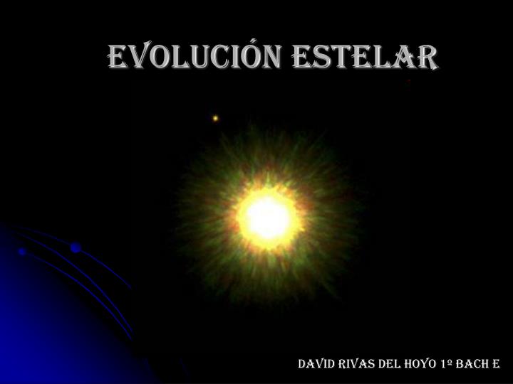 evoluci n estelar