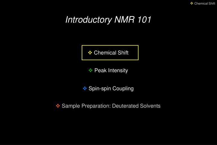 introductory nmr 101