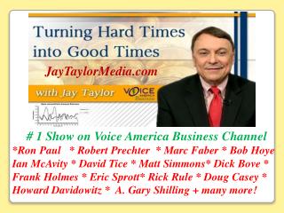 # 1 Show on Voice America Business Channel