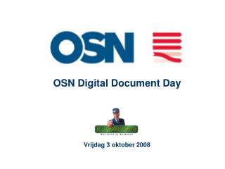 OSN Digital Document Day Vrijdag 3 oktober 2008