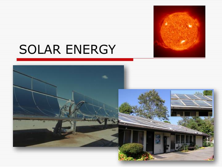 solar energy