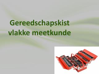 gereedschapskist vlakke meetkunde