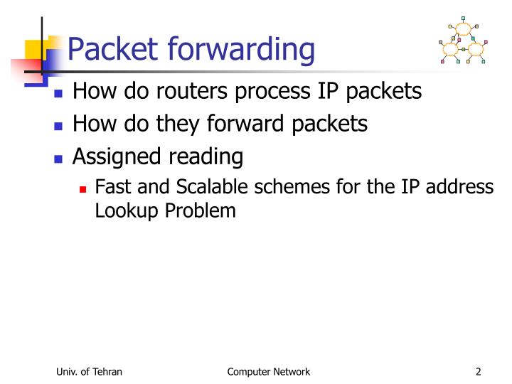 packet forwarding