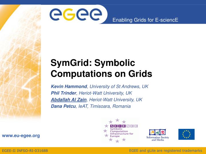 symgrid symbolic computations on grids