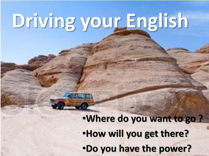 driving your english