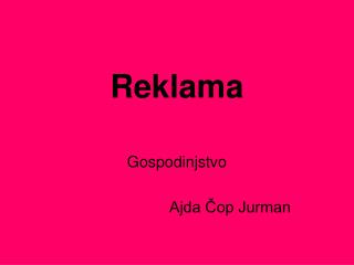reklama