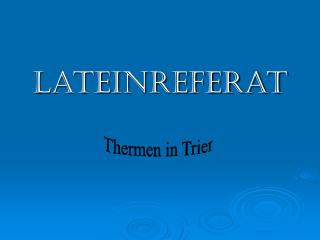 lateinreferat