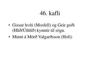 46 kafli
