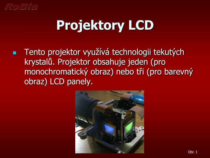 projektory lcd