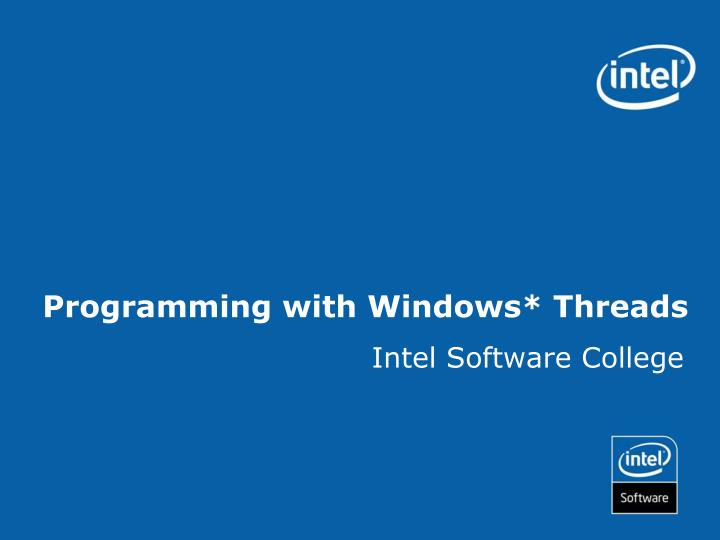 programming with windows threads