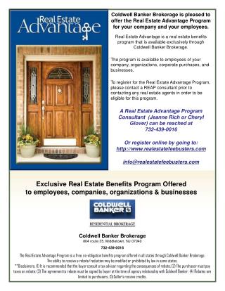 Coldwell Banker Brokerage 864 route 35, Middletown, NJ 07940 732-439-0016