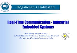 Real-Time Communication - Industrial Embedded Systems