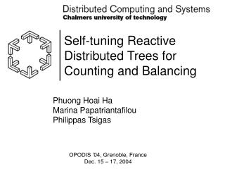 Self-tuning Reactive Distributed Trees for Counting and Balancing