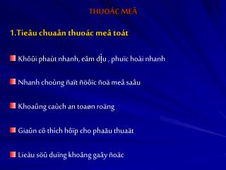 thuo c me