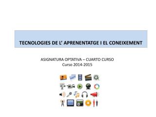 tecnologies de l aprenentatge i el coneixement