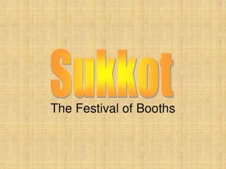 The Festival of Booths