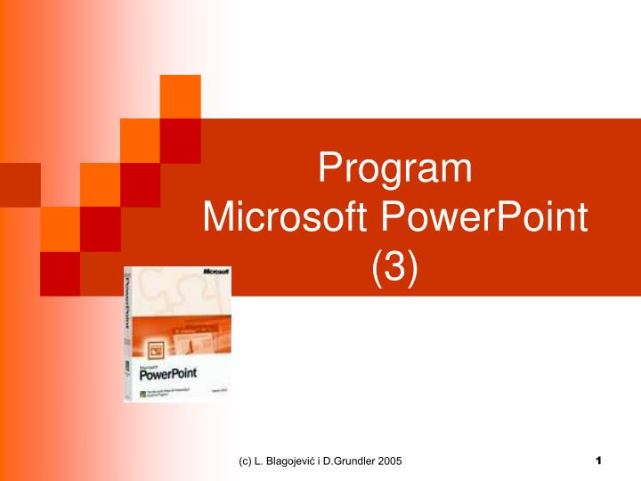 program microsoft powerpoint 3