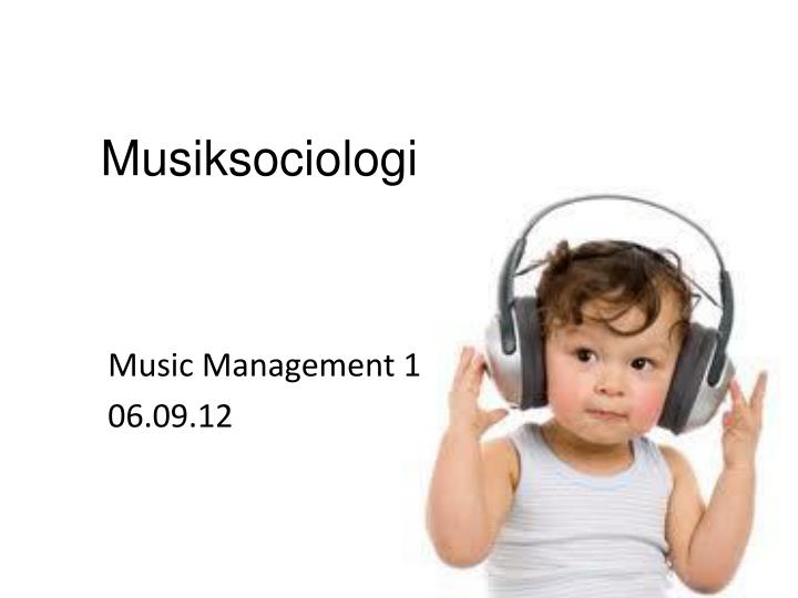 musiksociologi