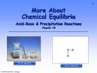 More About Chemical Equilibria Acid-Base &amp; Precipitation Reactions Chapter 18