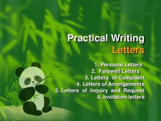 Practical Writing Letters