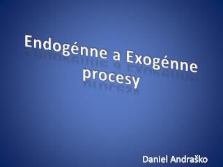 endog nne a exog nne procesy
