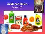 Acids and Bases - slide 1
