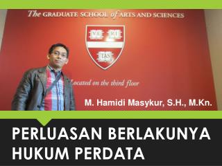perluasan berlakunya hukum perdata