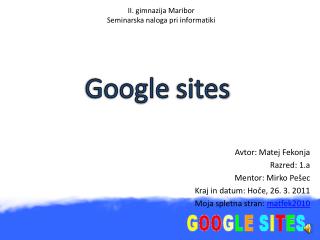 google sites