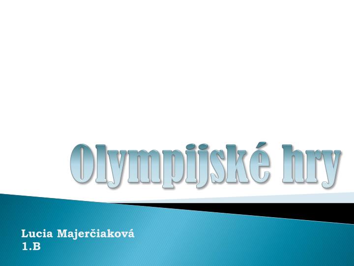 olympijsk hry