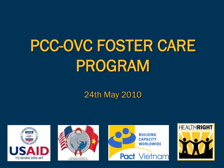 pcc ovc foster care program 24th may 2010