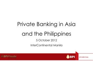 Private Banking in Asia
