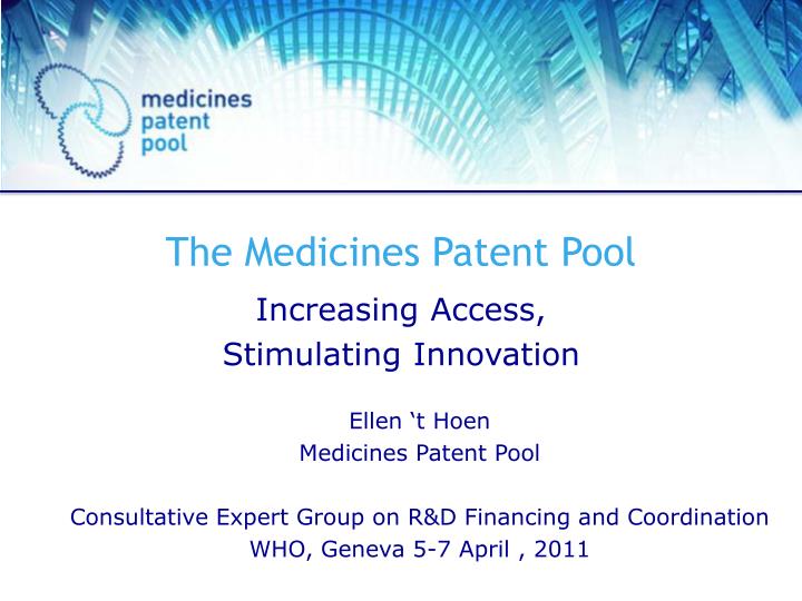 the medicines patent pool