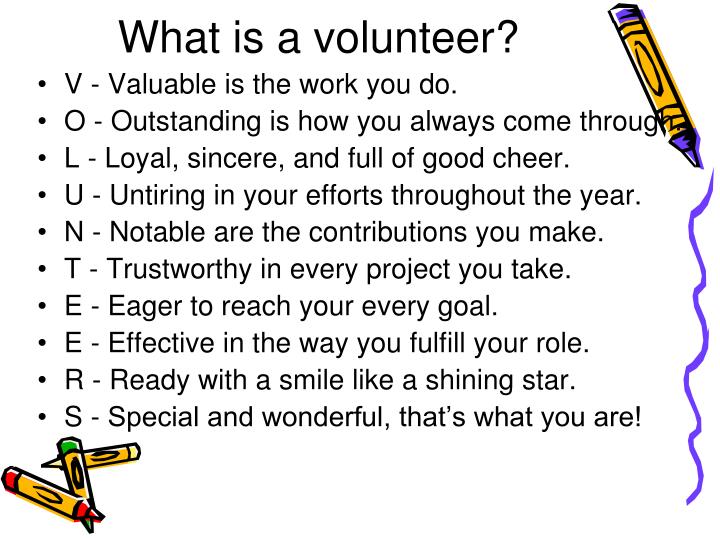 what is a volunteer