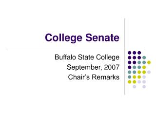 College Senate