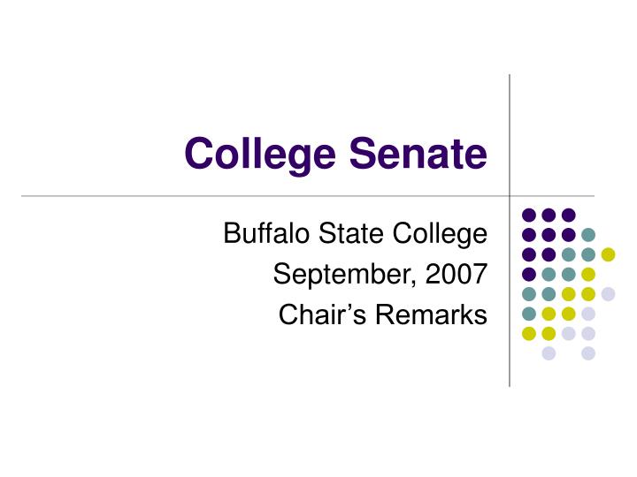 college senate