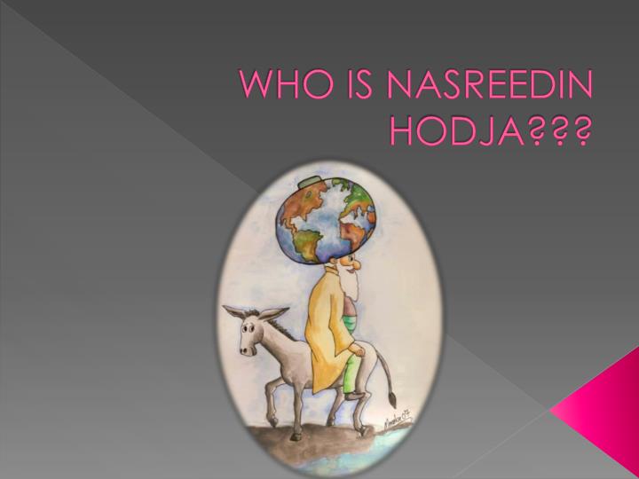 who is nasreedin hodja