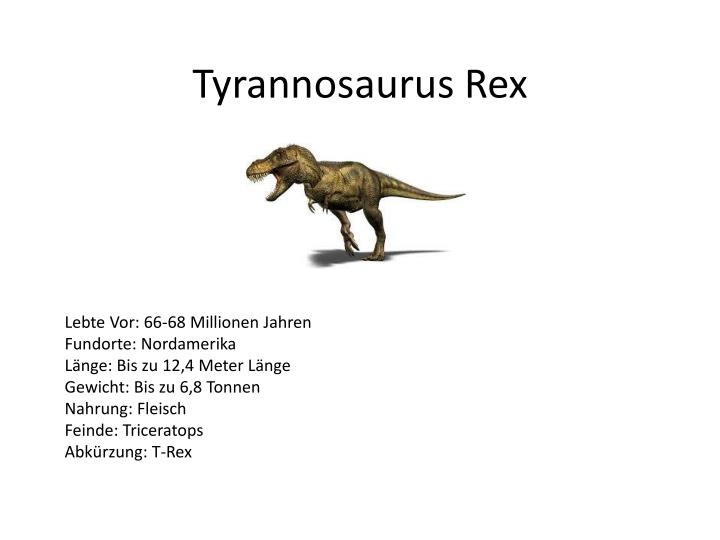 tyrannosaurus rex