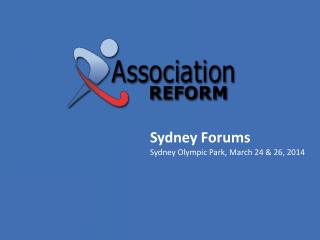 Sydney Forums Sydney Olympic Park, March 24 &amp; 26, 2014