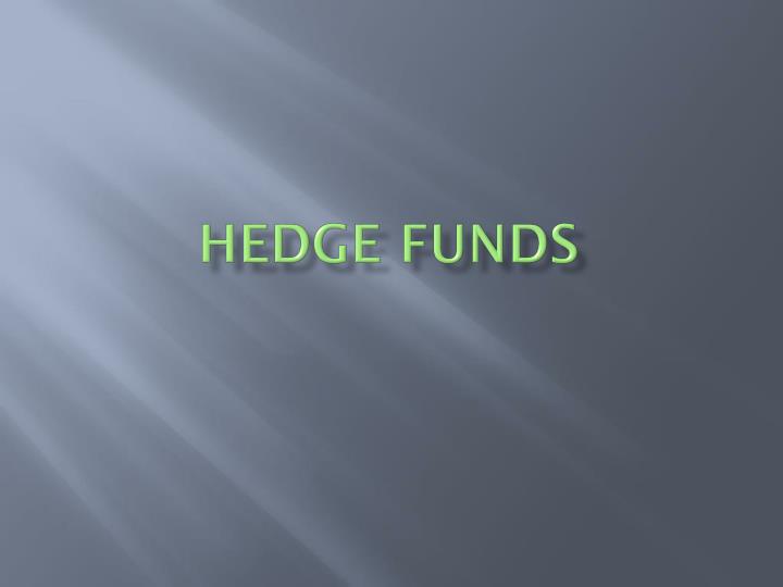 hedge funds