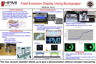Field Emission Display Using Buckypaper