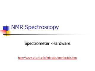 NMR Spectroscopy