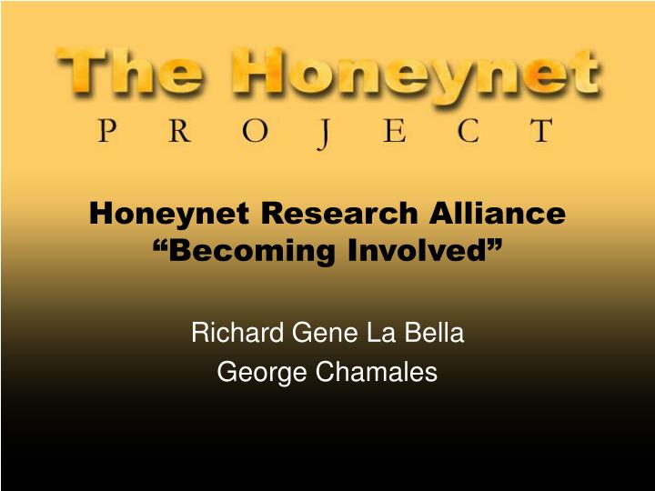 honeynet research alliance becoming involved