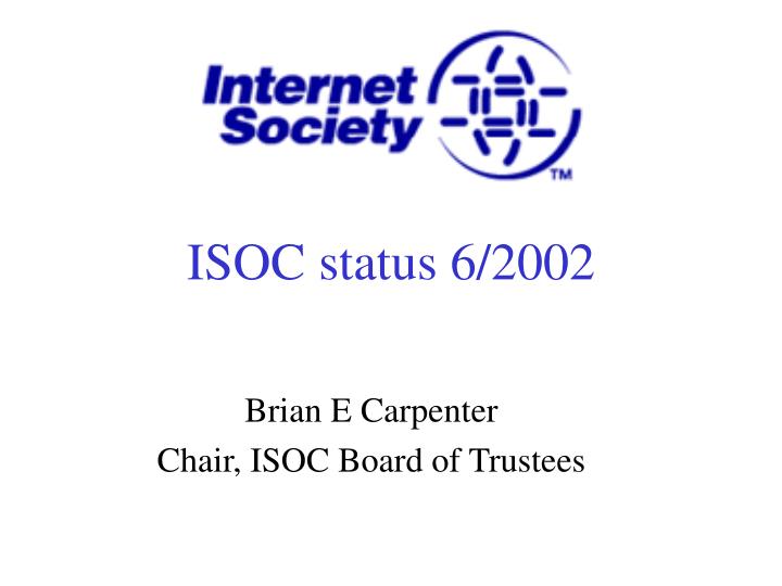 isoc status 6 2002